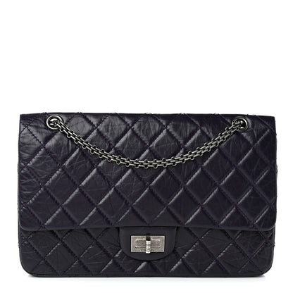 Chanel Aged Calfskin Quilted 2.55 Reissue 225 Flap Purple 1 of 10