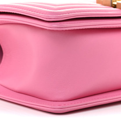 Chanel Calfskin Quilted Small Boy Flap Pink 10 of 19