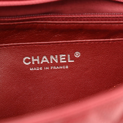 Chanel Caviar Quilted Jumbo Single Flap Dark Red 6 of 12