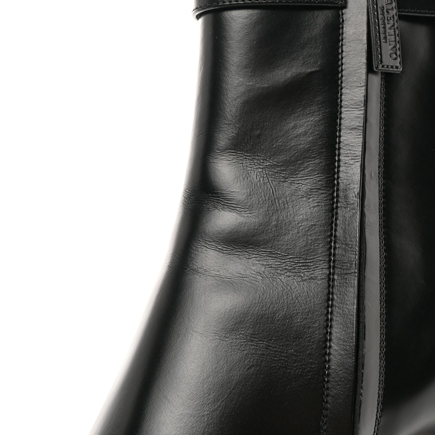 Calfskin Tan-Go Platform 50/120mm Ankle Boots 40 Black