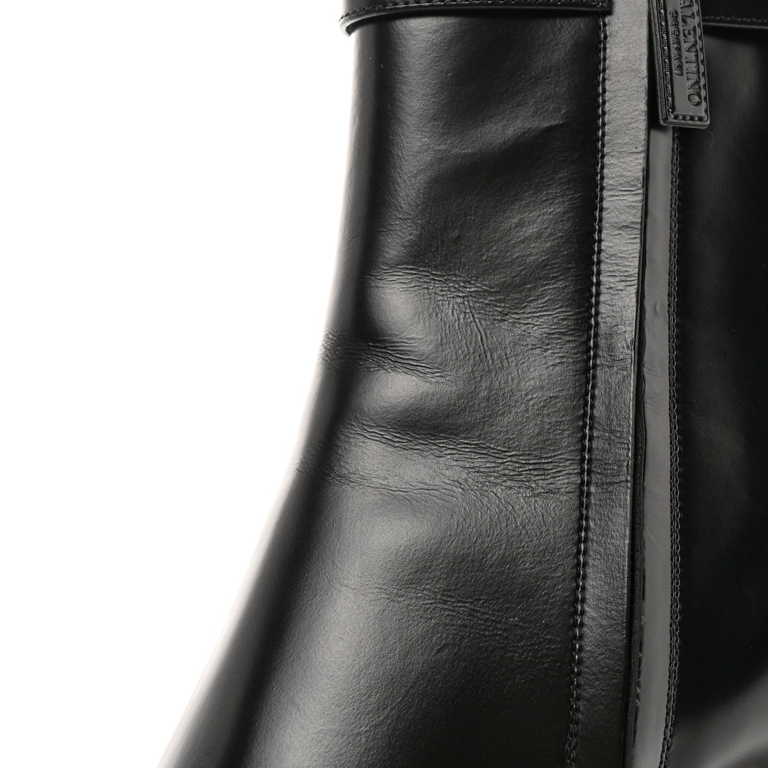 Valentino Garavani Calfskin Tan-Go Platform 50/120mm Ankle Boots 40 Black 13 of 19