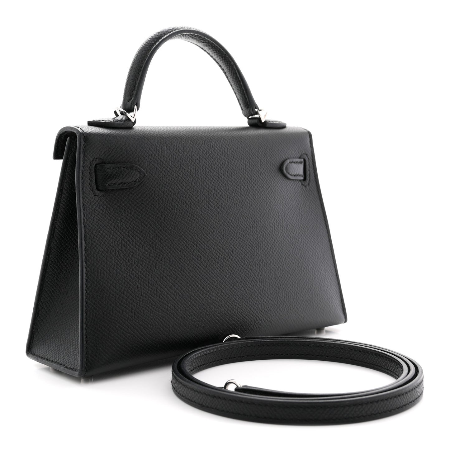 Epsom Mini Kelly Sellier 20 Black Black
