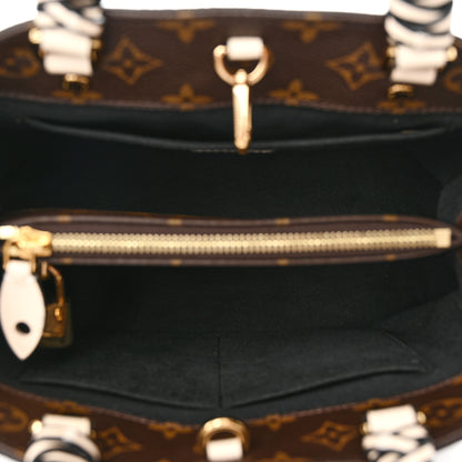 Louis Vuitton Monogram Braided Montaigne BB Creme Beige 5 of 10