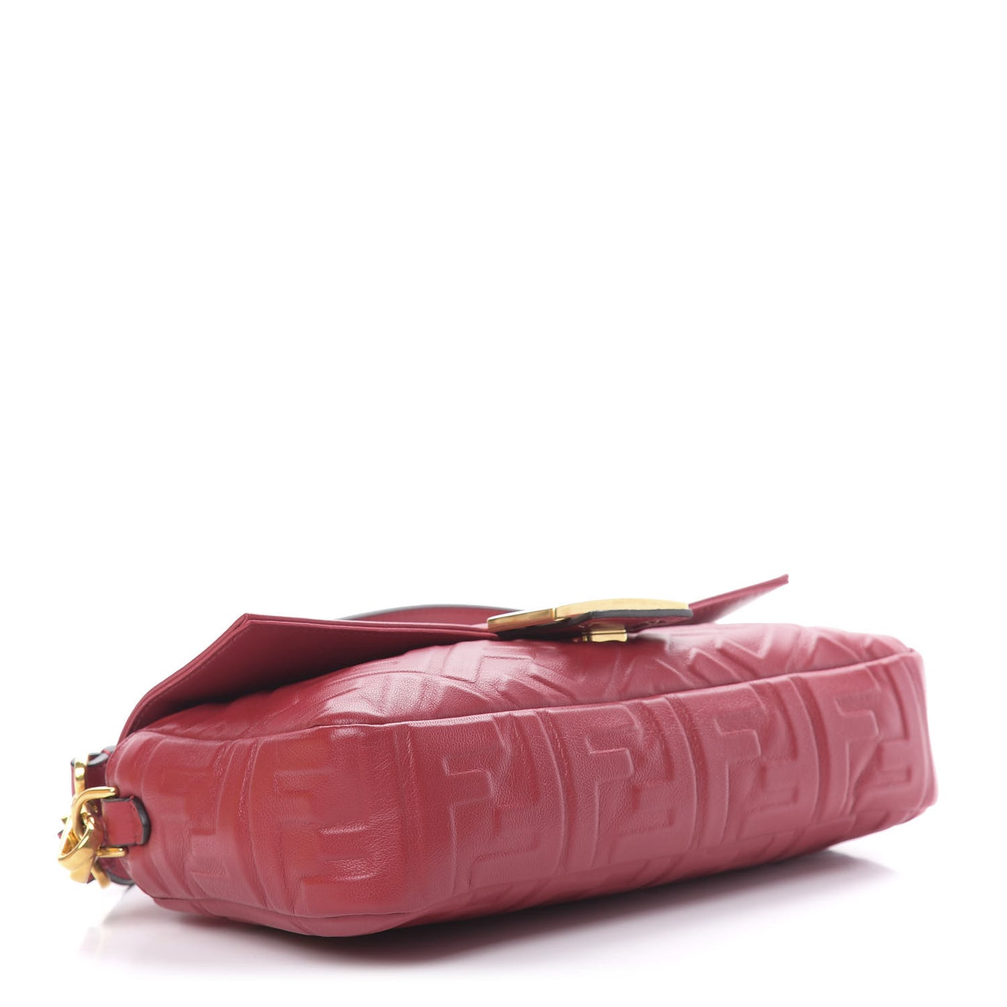 Nappa FF 1974 Embossed Baguette Fragola