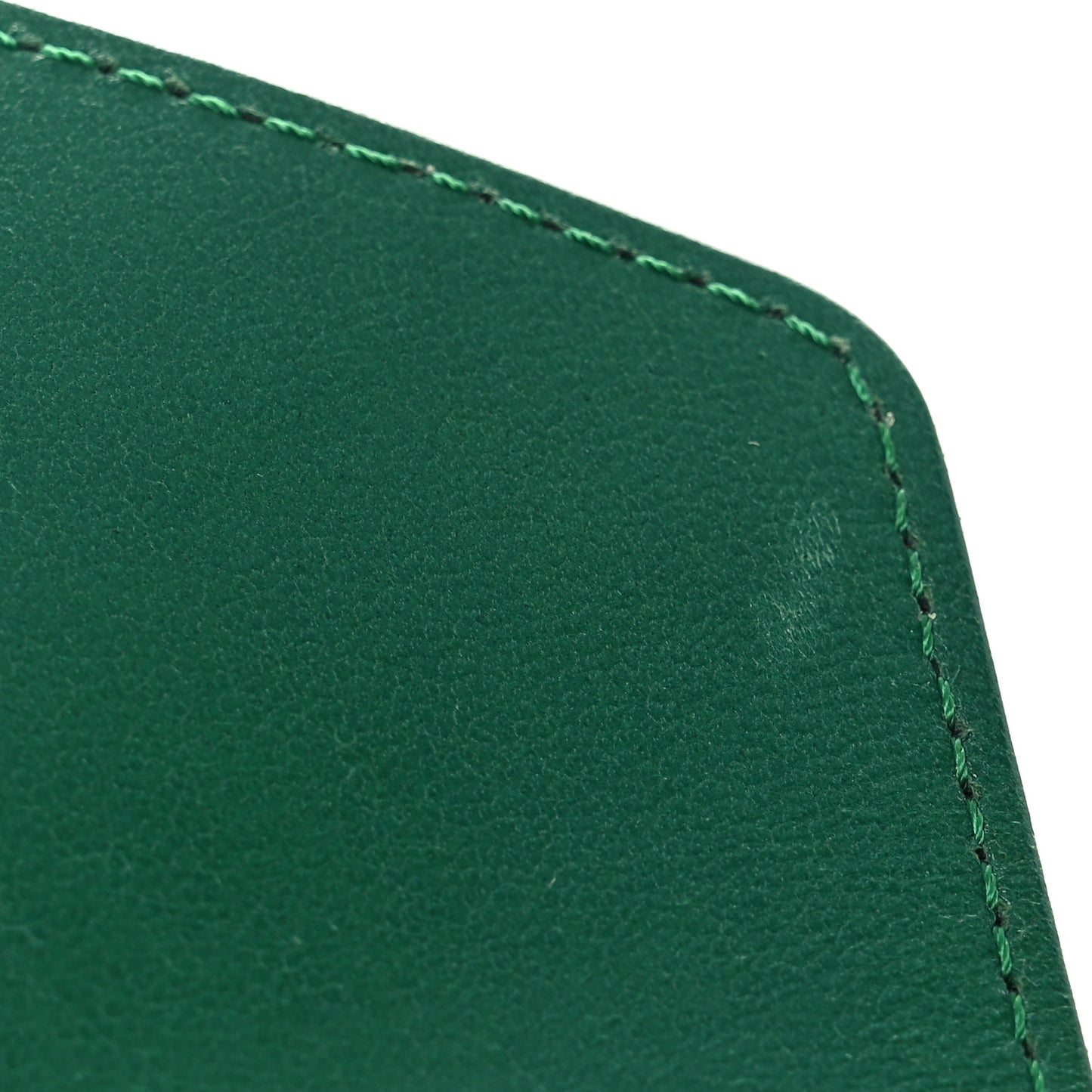 Lambskin Chevron Stitched Envelope Flap Bag Green