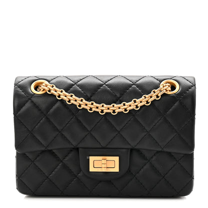 Chanel Calfskin Quilted 2.55 Reissue Mini Flap Black 8 of 11