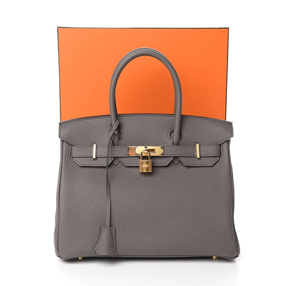 Hermes Togo Birkin 30 Etain 30 of 30