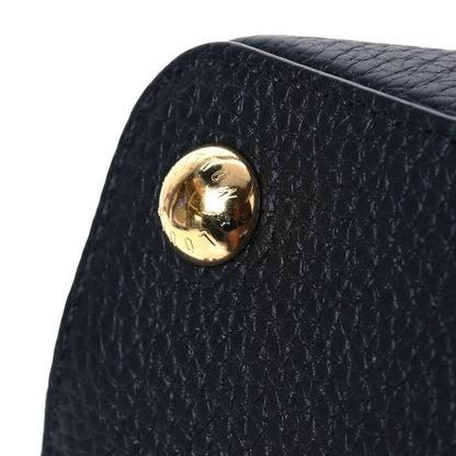 Louis Vuitton Taurillon Capucines BB Black Greige Doux Scarlet 11 of 12
