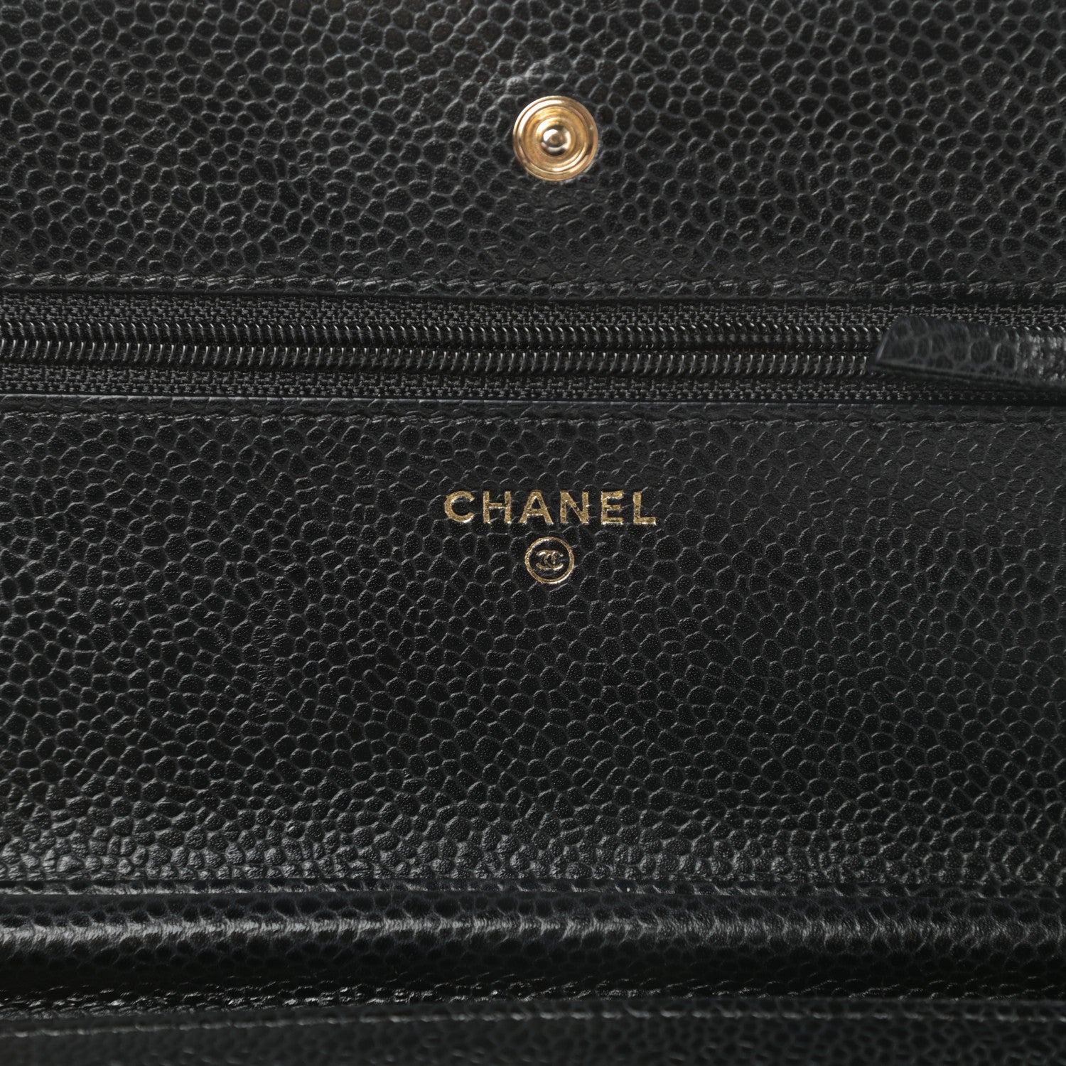 Chanel Caviar Quilted Wallet On Chain WOC Black 6 of 14