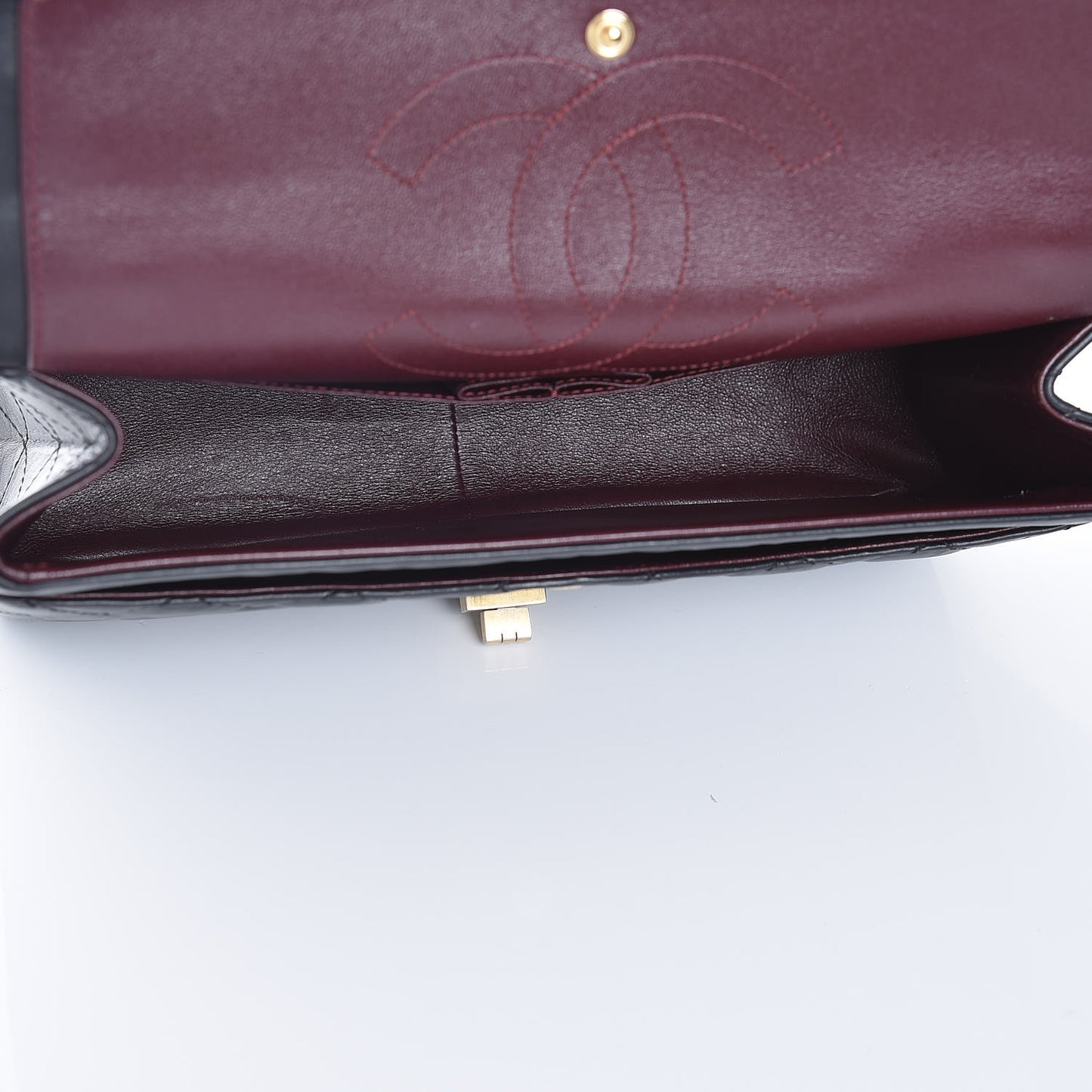 Aged Calfskin Quilted 2.55 Reissue 226 Flap Black