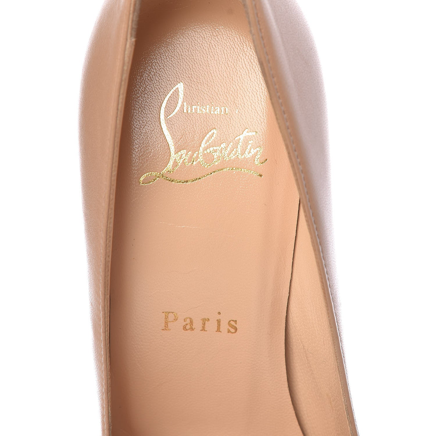 Christian Louboutin Nappa Decollete 868 100 Pumps 35.5 Nude 6 of 11