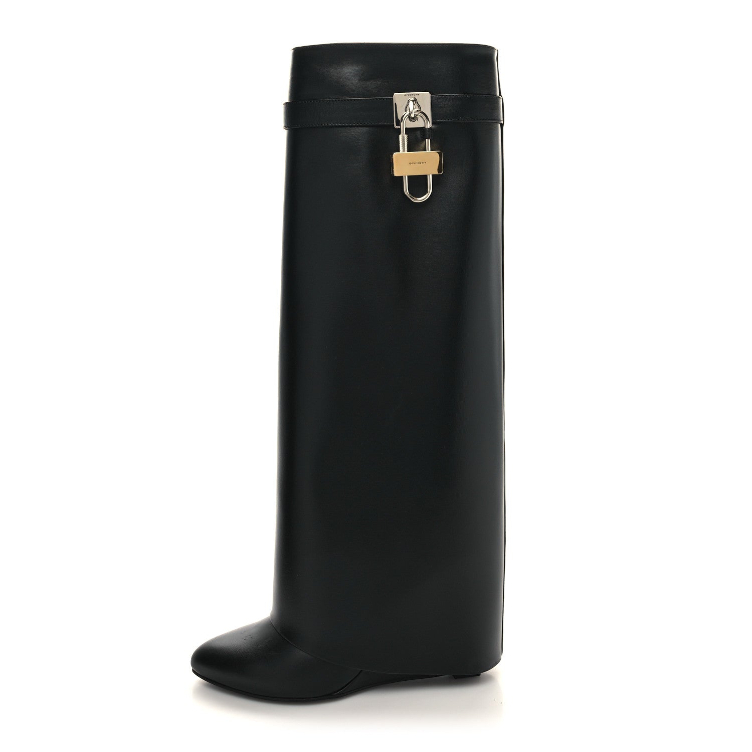 Givenchy Calfskin Shark Lock Pant Boots 41 Black 1 of 8