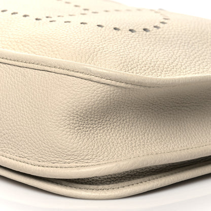 Hermes Taurillon Clemence Evelyne III PM Craie 8 of 14