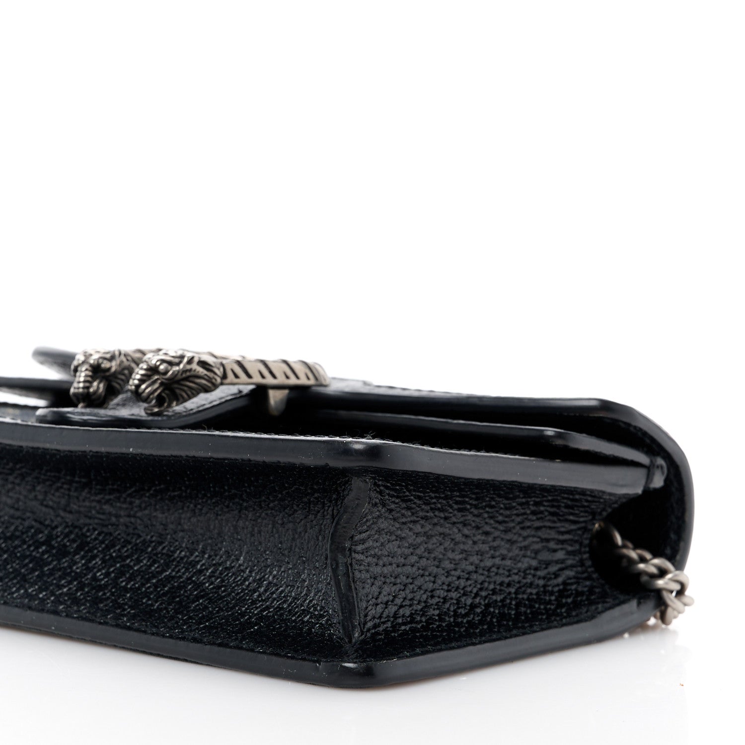 Gucci Jacquard Black Denim GG Monogram Super Mini Dionysus Shoulder Bag Black Ivory 9 of 10
