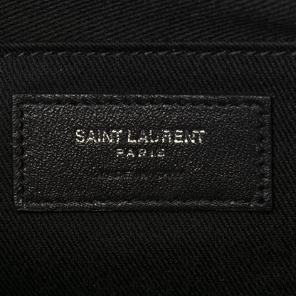 Saint Laurent Grained Calfskin Sac De Jour Souple North South Tote Grey 6 of 13