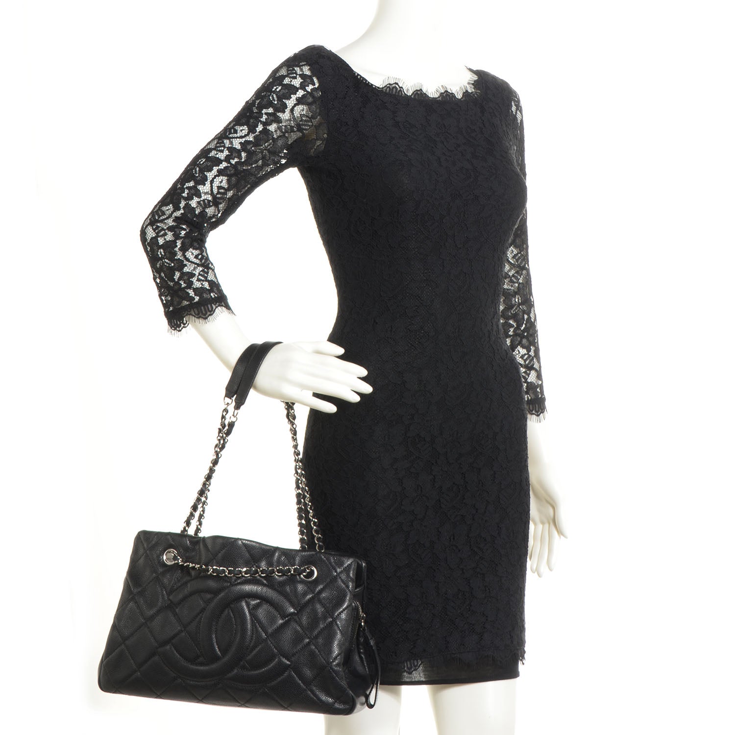 Chanel Caviar Timeless CC Soft Tote Black 2 of 7
