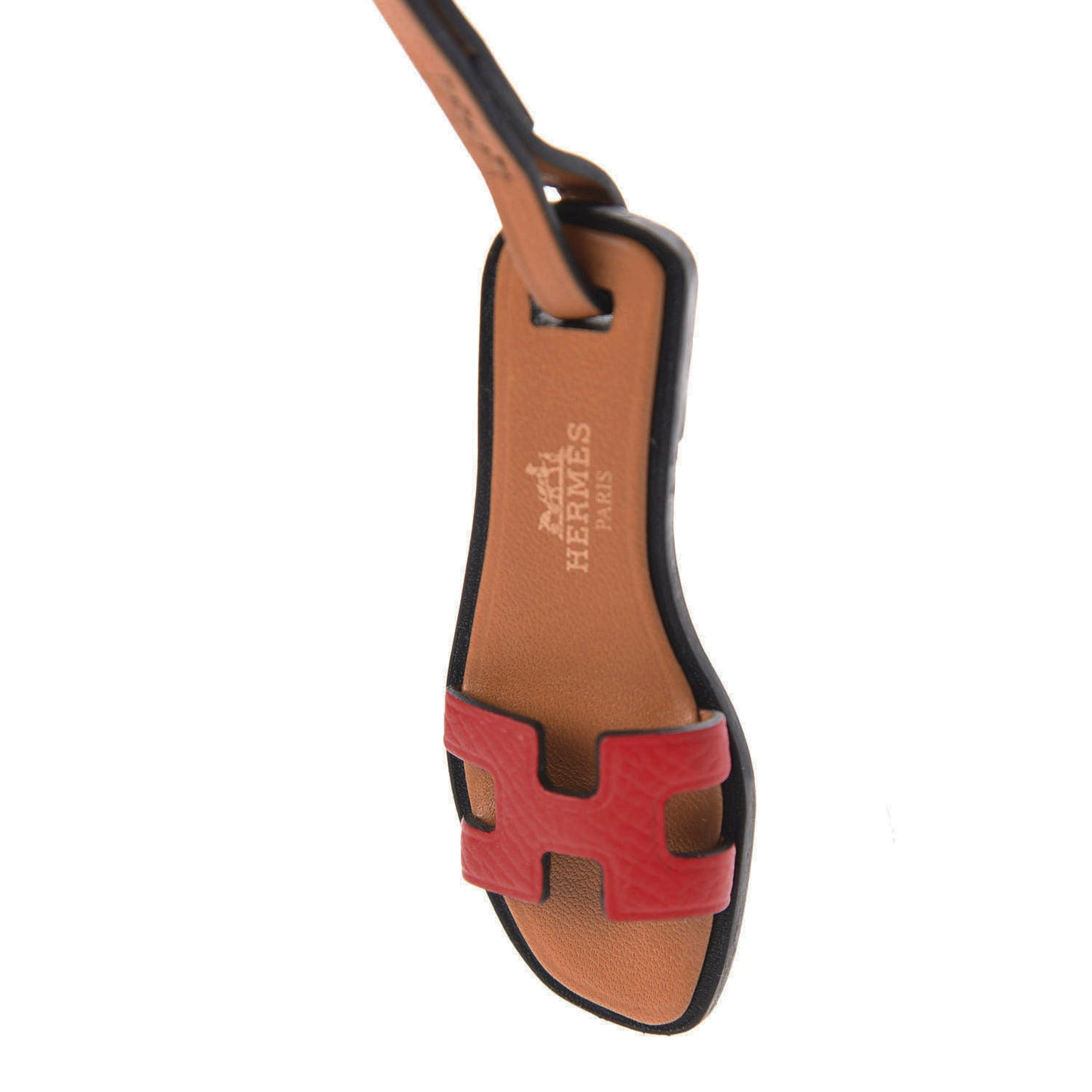 Epsom Butler Calfskin Hunter Oran Nano Bag Charm Rouge de Coeur