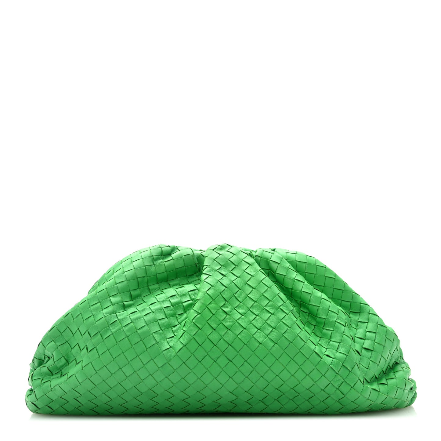 Nappa Maxi Intrecciato The Pouch Oversized Clutch Parakeet