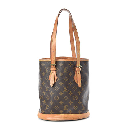 Louis Vuitton Monogram Petit Bucket 23 1 of 11