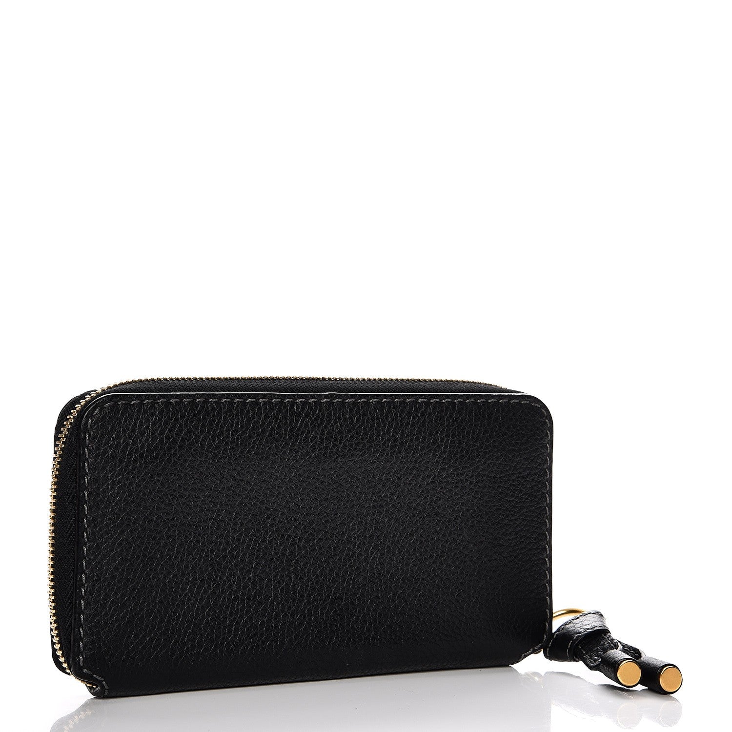 Chloe Grained Calfskin Marcie Long Zip Around Wallet Black 3 of 7