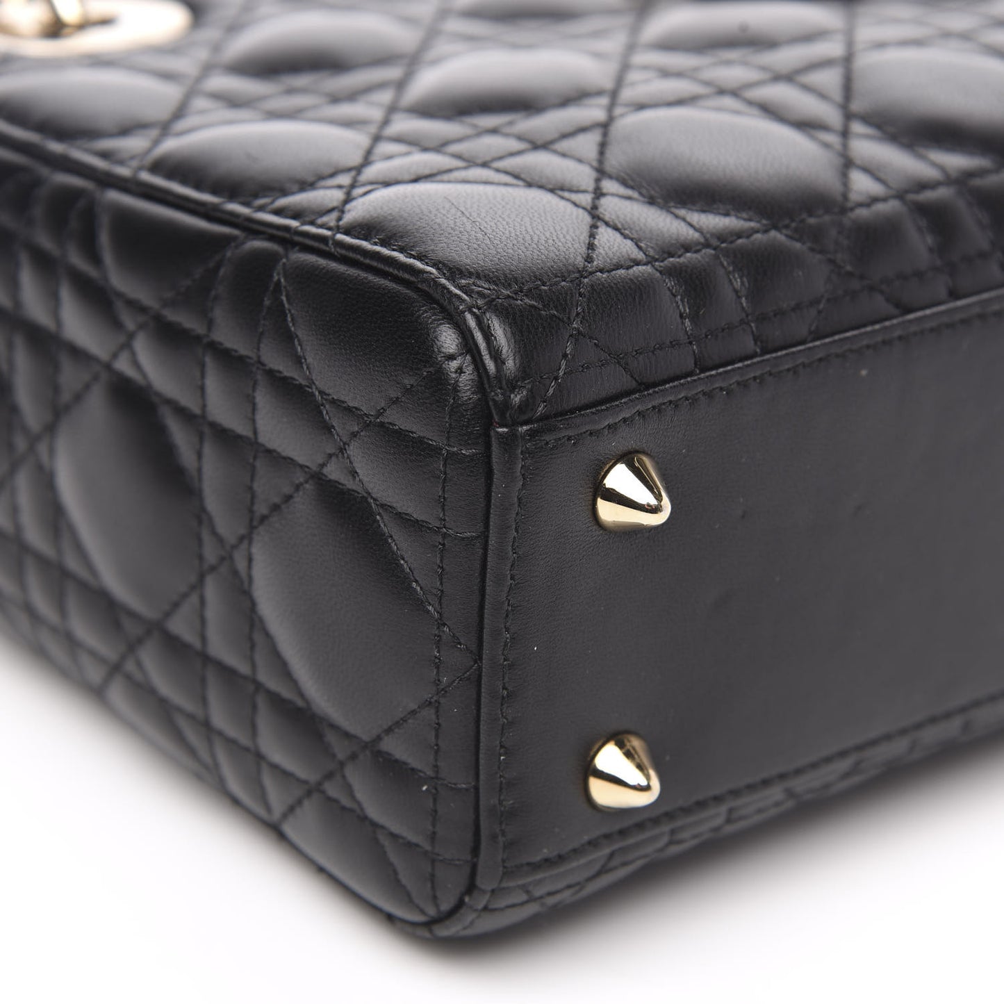 Lambskin Cannage Small My ABCDior Lady Dior Black