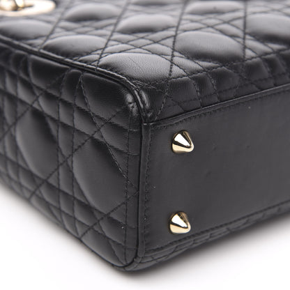 Christian Dior Lambskin Cannage Small My ABCDior Lady Dior Black 8 of 11