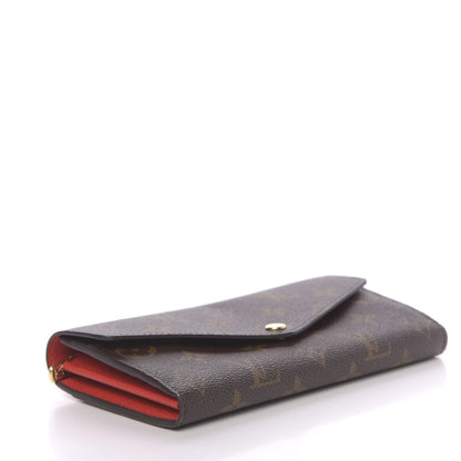 Louis Vuitton Monogram Sarah Wallet NM Coquelicot 4 of 7