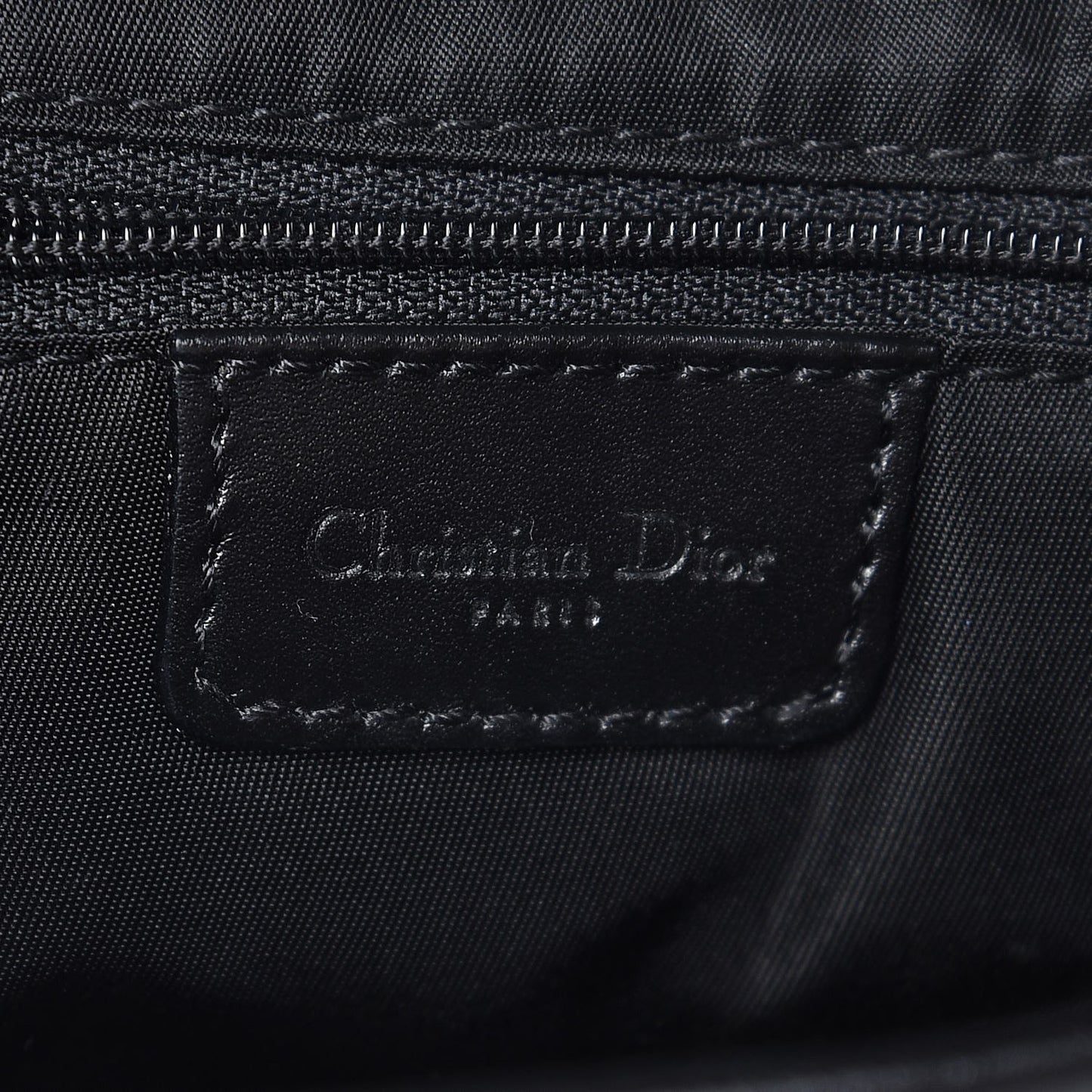 Monogram Saddle Bag Black