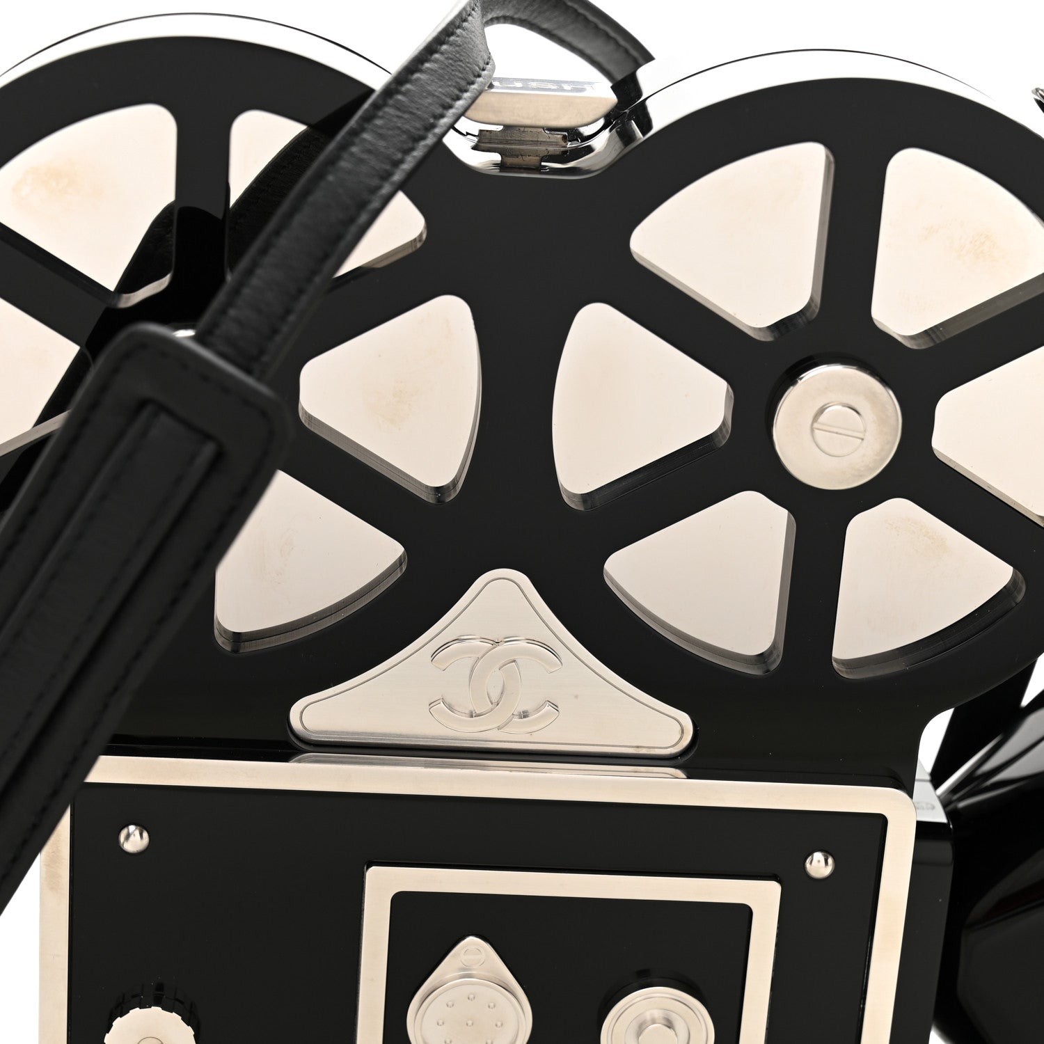 Chanel Plexiglass Crystal Buonasera Film Projector Minaudiere