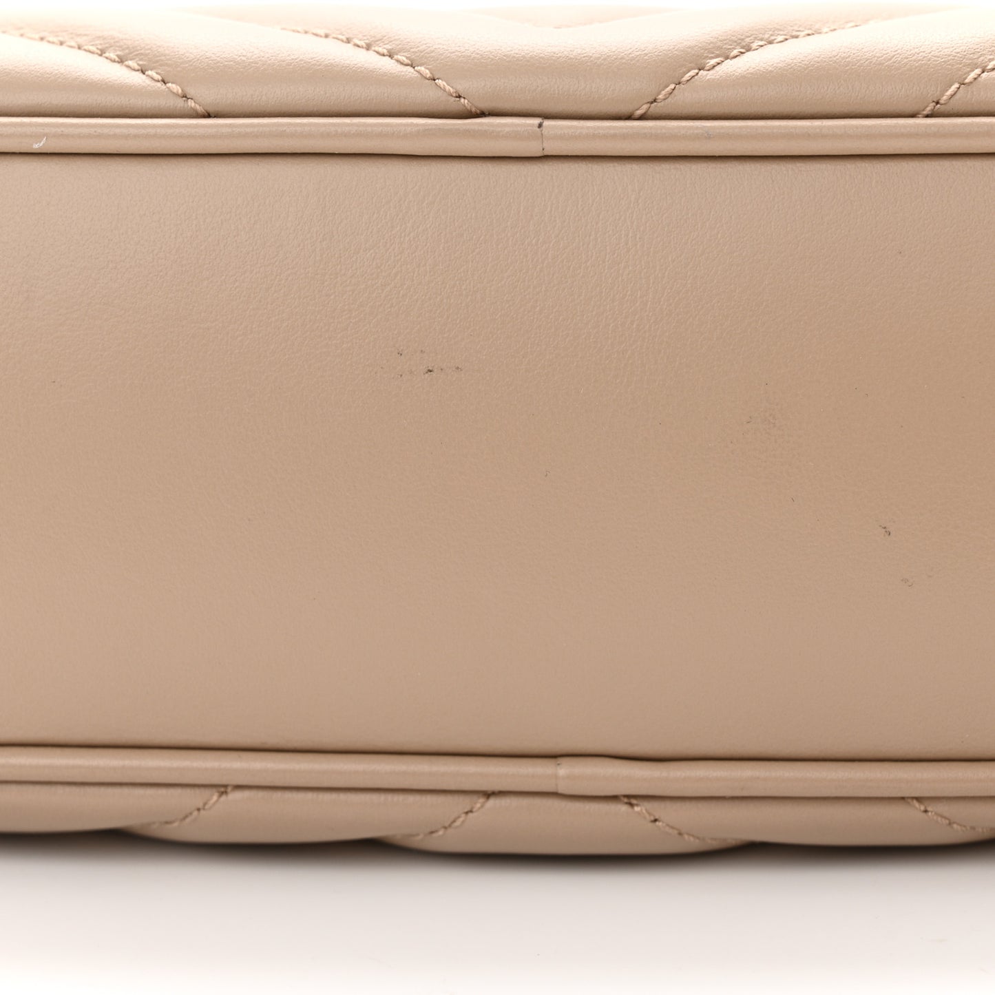 Calfskin Matelasse Monogram Lou Camera Bag Dark Beige