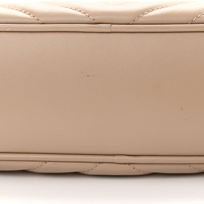 Saint Laurent Calfskin Matelasse Monogram Lou Camera Bag Dark Beige 13 of 13