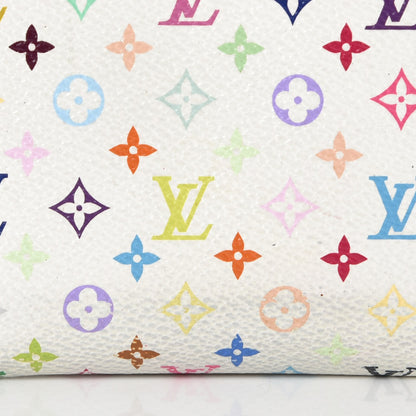 Louis Vuitton Monogram Multicolor Zippy Wallet White Litchi 11 of 15