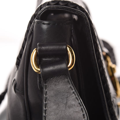 Gucci Calfskin Handmade Medium Flap Shoulder Bag Black 20 of 26