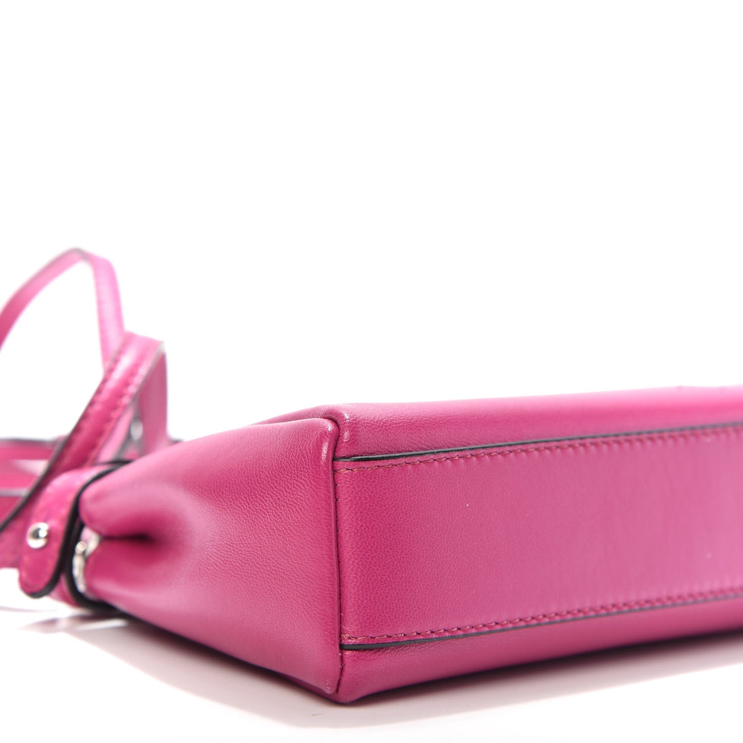 Nappa Micro Peekaboo Iconic Satchel Magenta