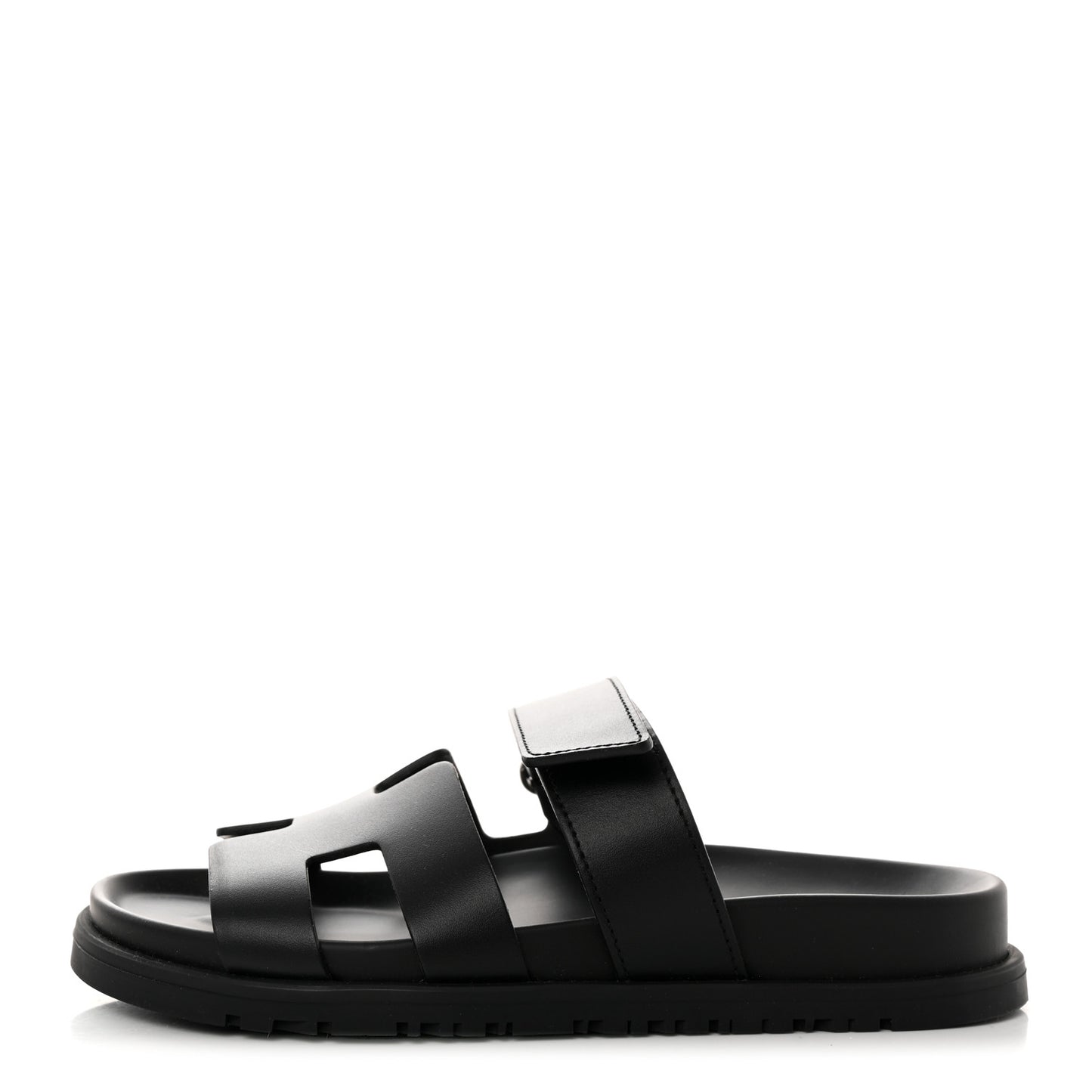 Calfskin Womens Chypre Sandals 35.5 Black