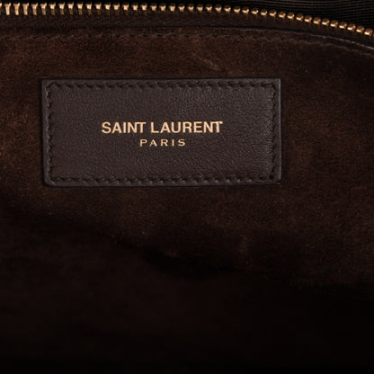 Saint Laurent Calfskin Large Sac De Jour Carryall Dark Brown 6 of 7