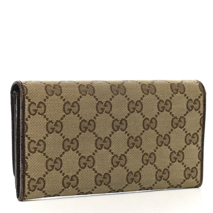 Gucci Monogram Continental Flap Wallet Brown 3 of 8