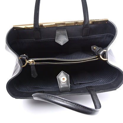 Fendi Vitello Elite Regular 2Jours Tote Black 4 of 11