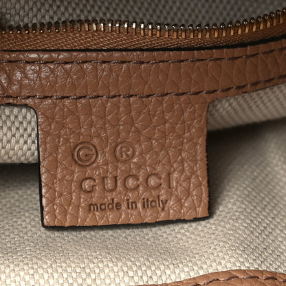 Gucci Pebbled Calfskin Large Soho Hobo Camelia 6 of 9