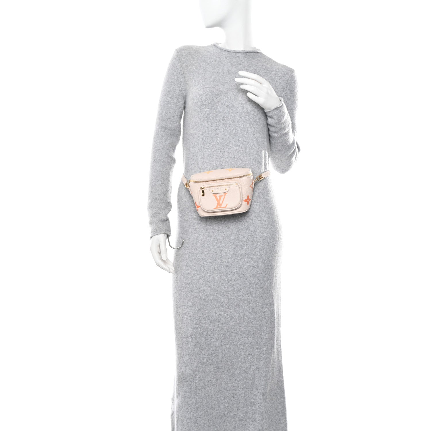 Louis Vuitton Empreinte Monogram Giant Mini By The Pool Bumbag Cream Saffron 2 of 9