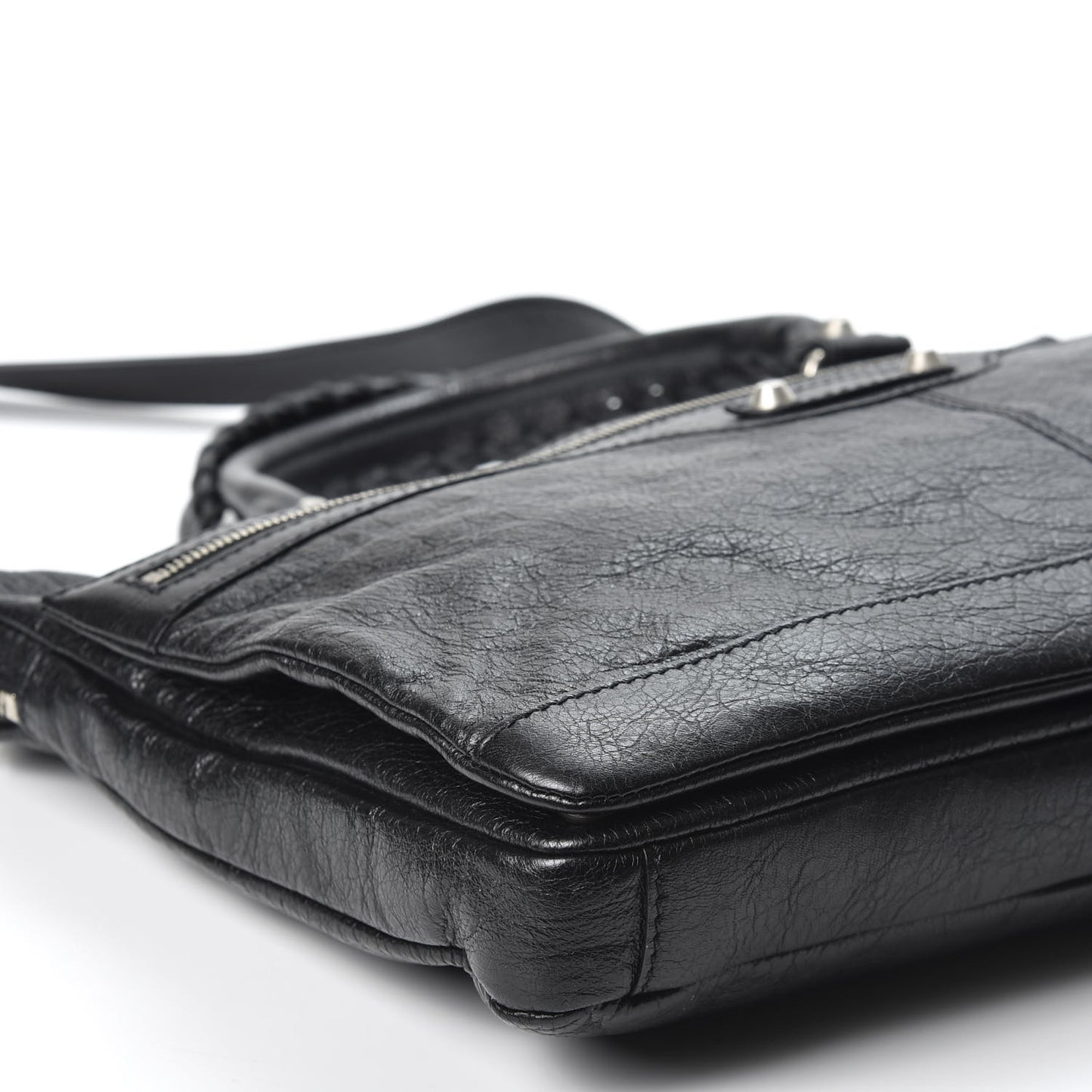 Agneau Briefcase Black