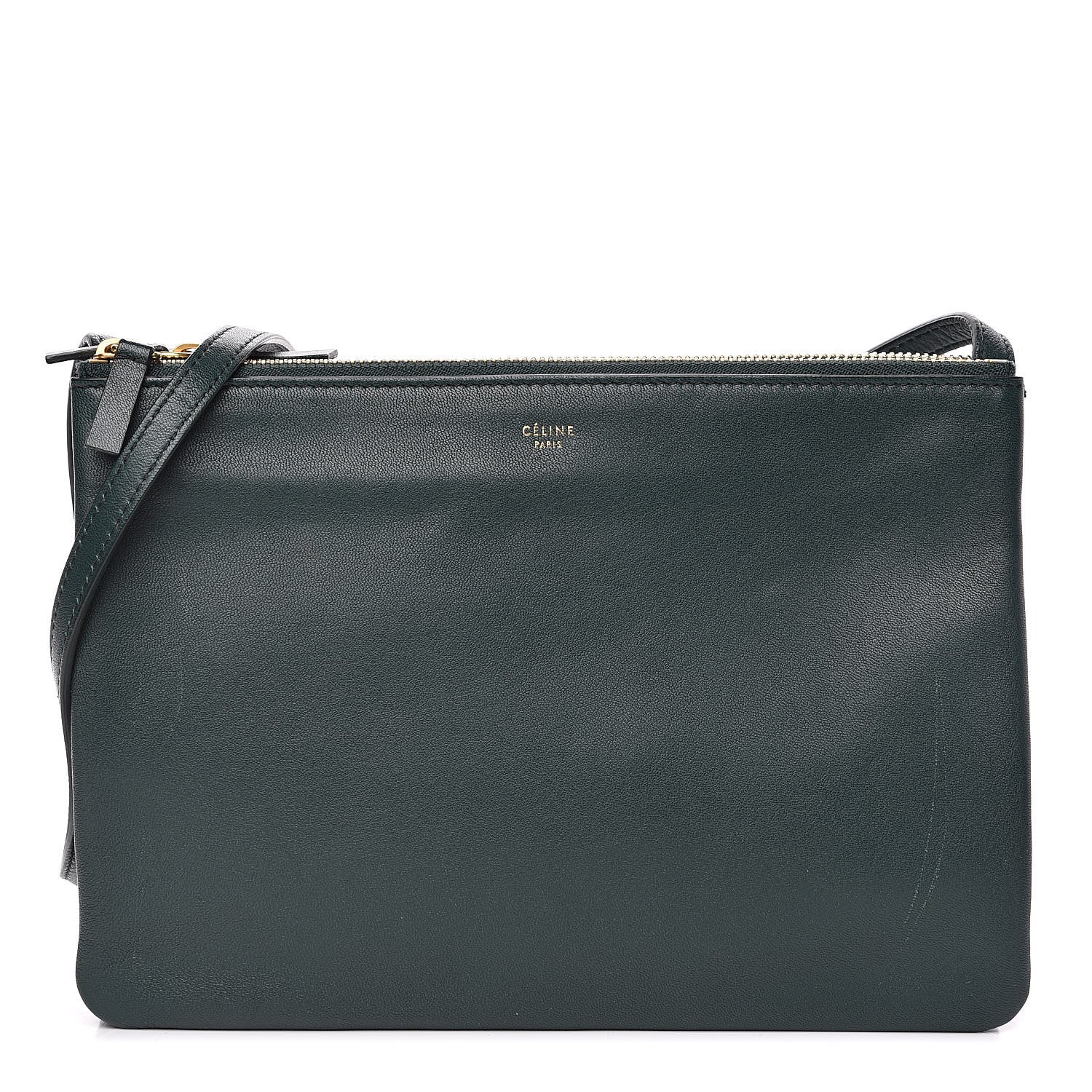 Celine Lambskin Large Trio Crossbody Bag Amazone 1 of 11