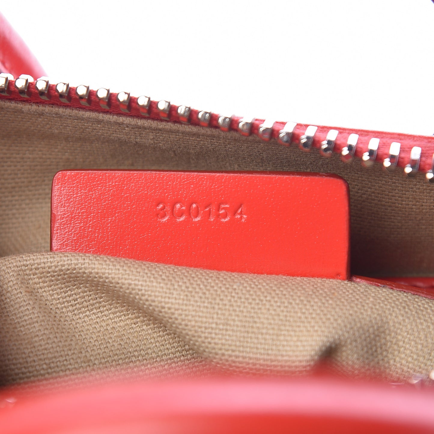 Shiny Lord Calfskin Mini Antigona Red