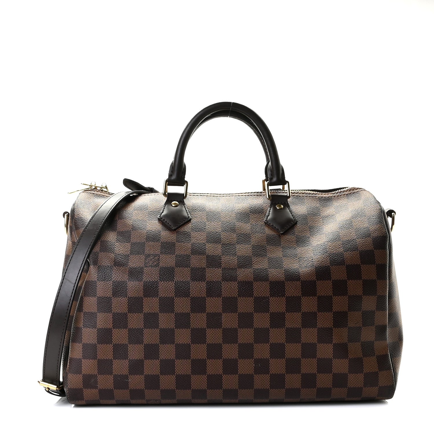 Louis Vuitton Damier Ebene Speedy Bandouliere 35 1 of 9
