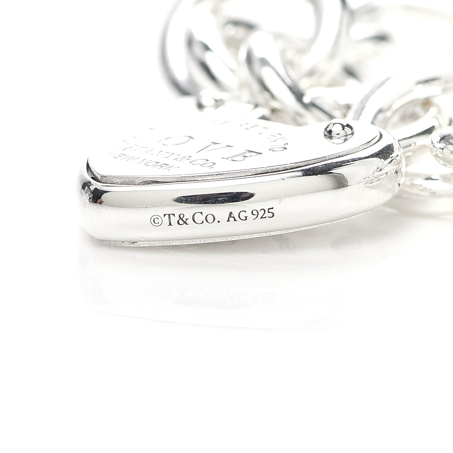 Tiffany Sterling Silver Return to Tiffany Love Lock Bracelet 4 of 5