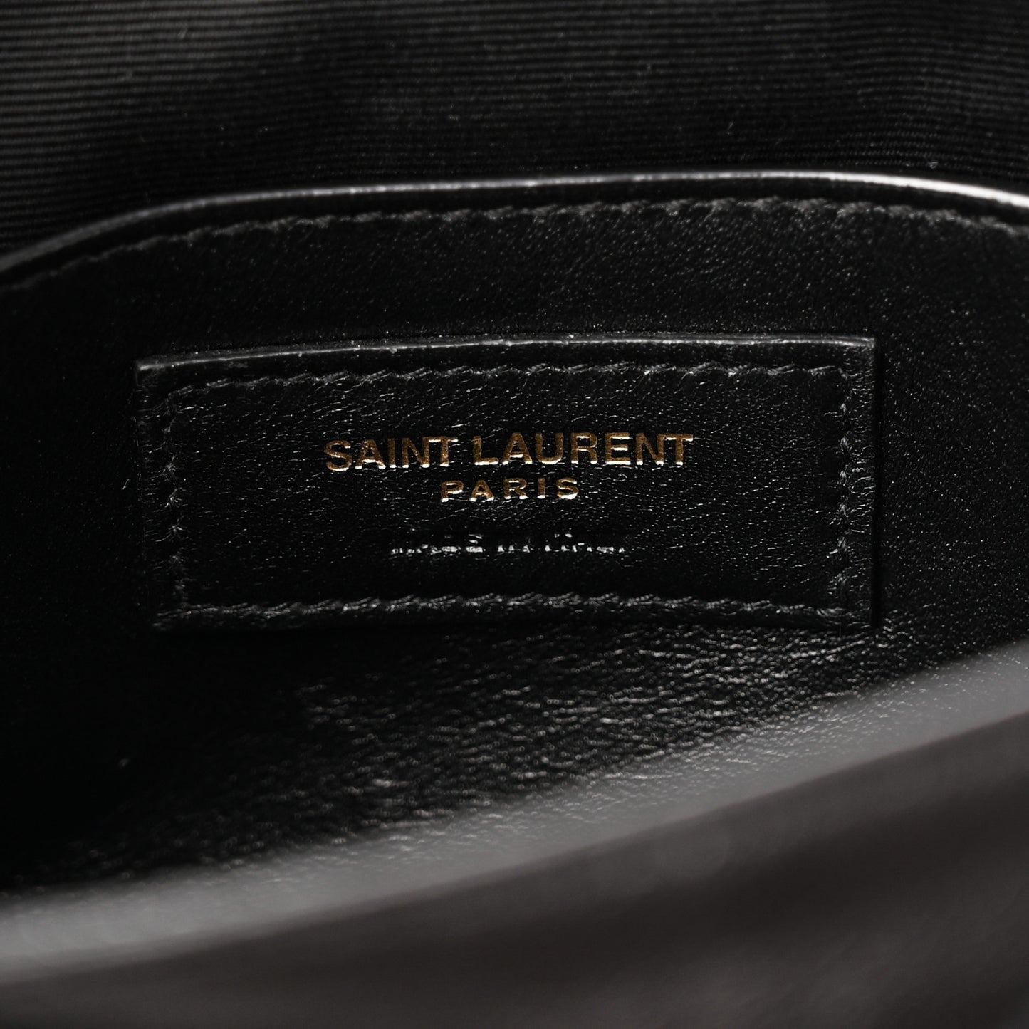 Lambskin Matelasse Monogram Baby Niki Chain Satchel Black