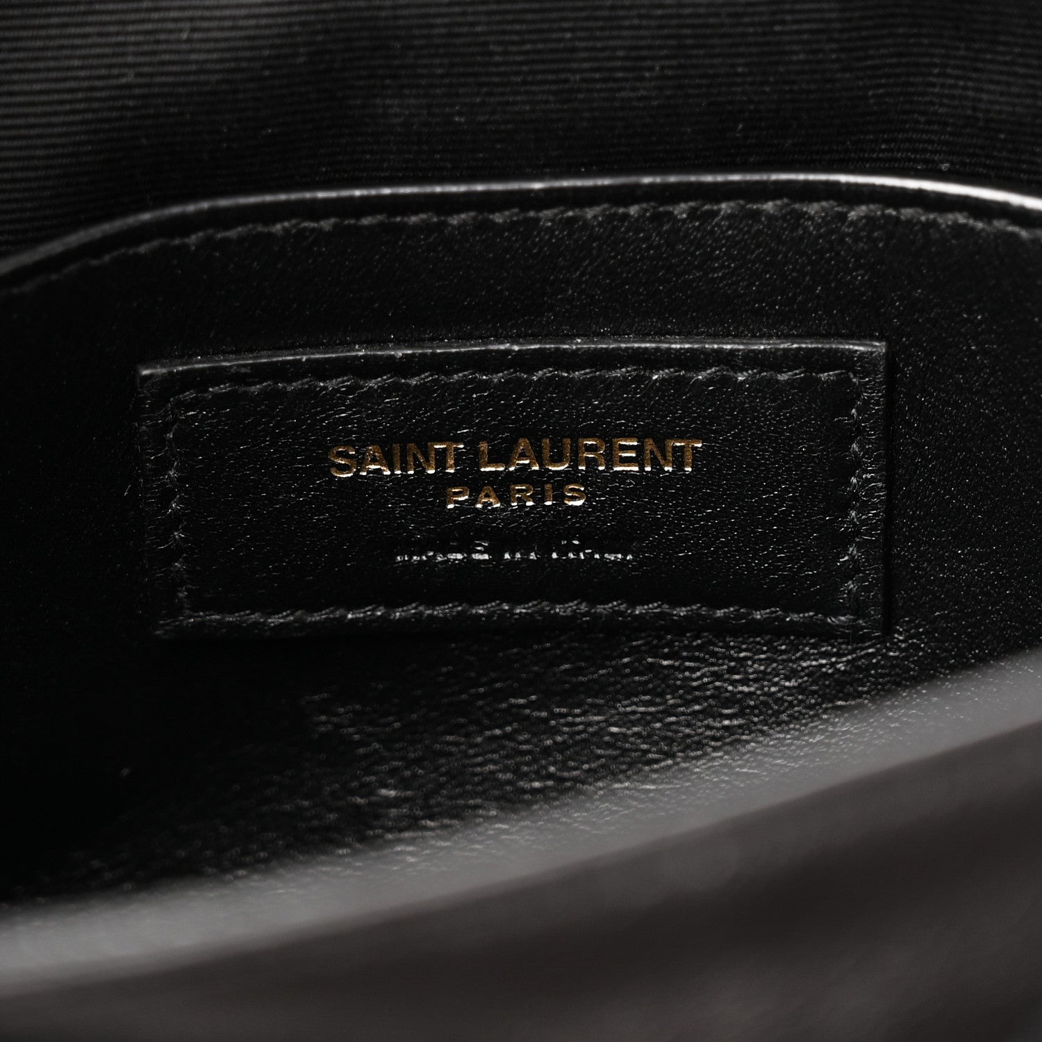 Saint Laurent Lambskin Matelasse Monogram Baby Niki Chain Satchel Black 6 of 10