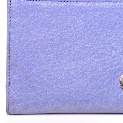 Balenciaga Agneau Giant 12 Gold Hardware Money Wallet Mauve 12 of 16