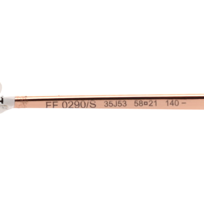 Fendi Metal Acetate F is Fendi Cat Eye Sunglasses FF 0290/S Pink Gold 5 of 6
