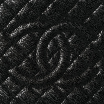 Chanel Caviar Quilted XL Grand Shopping Tote GST Black 8 of 12